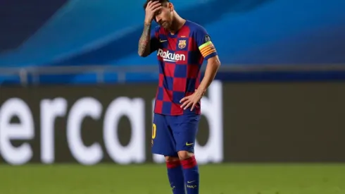 Lionel Messi en su última temporada en el Barcelona