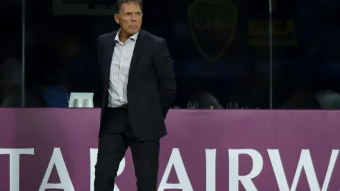 Miguel Ángel Russo en la banca de Boca Juniors