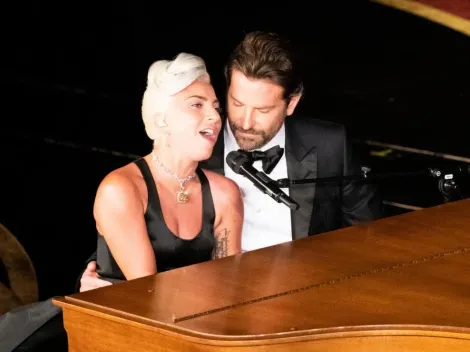 La reacción de Bradley Cooper al escuchar cantar a Lady Gaga la canción "Shallow"