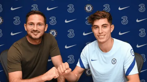 Frank Lampard le dio la bienvenida a Kai Havertz en Chelsea