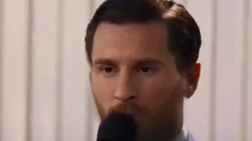 Messi a los Leonardo Di Caprio