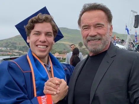 Hijo no reconocido de Schwarzenegger sorprende en redes sociales