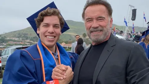 Padre e hijo comparten la misma pasión: el fisicoculturismo.