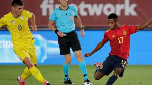 Ansu Fati entra en la historia del fútbol español