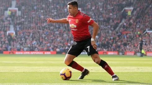 Alexis en el Manchester United.