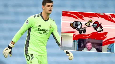 Courtois demostró su calidad en el "Among Us"