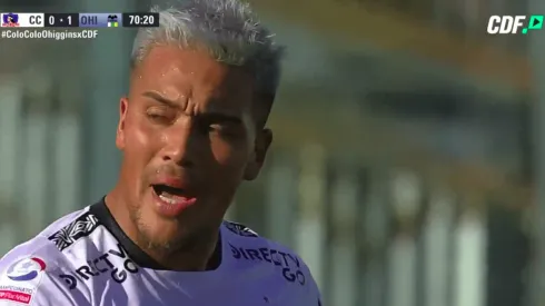 Javier Parraguez le pega flor de bronca a Nicolás Blandi por no correr una pelota.