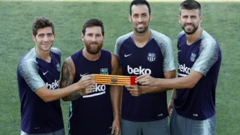 Messi sigue siendo el capitán del Barça