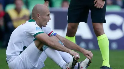 Robben volvió a jugar en el Groningen de la Eredivisie tras haber anunciado su retiro en julio de 2019.