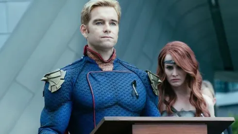 Homelander y Queen Maeve en una escena de "The Boys".