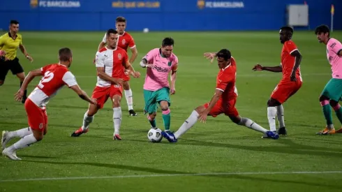 Messi volvió a anotar para el Barcelona y puso fin a la polémica