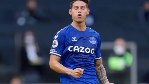 El colombiano ya sumó minutos oficiales en Everton.