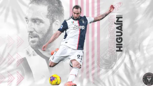 Higuaín firmó hasta diciembre de 2022 con el Inter Miami.