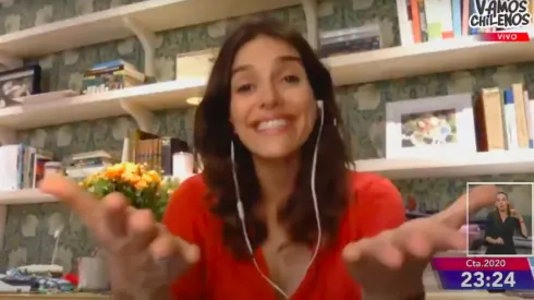 María Luisa Godoy durante su aparición en Vamos Chilenos.