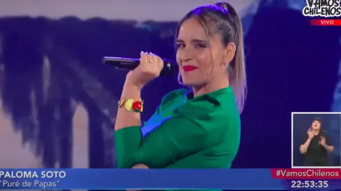 Paloma Soto en el homenaje a Cecilia que hizo Vamos Chilenos.