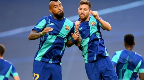 Arturo Vidal se hizo gran amigo de Lionel Messi y así lo hizo saber la Pulga en el adiós del King, quien se fue al Inter de Milan.