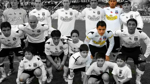 Foto histórica la que tuvo Colo Colo esta tarde en Concepción: Arriba lucen Cejas, Henríquez, Mena, Jara, Vidal y Hernández. Abajo completan Fierro, Suazo, Villarroel, Alexis y Meléndez