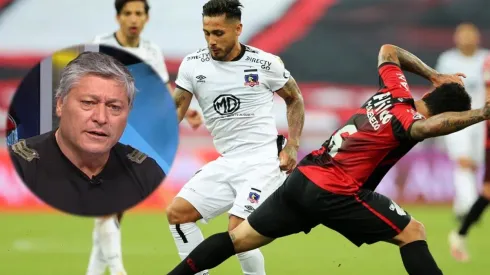 Pato Yáñez reacciona a la derrota de Colo Colo contra Athletico Paranaense.
