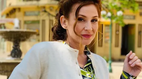 La actriz Sigrid Alegría brilló en el evento Vamos Chilenos, el fin de semana pasado.