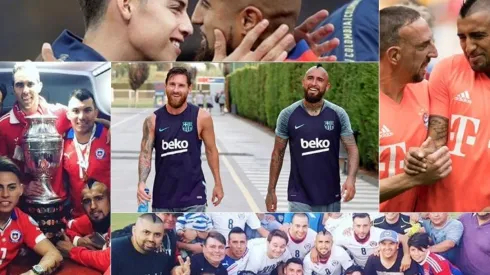 Falta espacio para incluir a todos los amigos que el fútbol le regaló a Arturo Vidal. Además de buen jugador, es King es reconocido como muy buen amigo