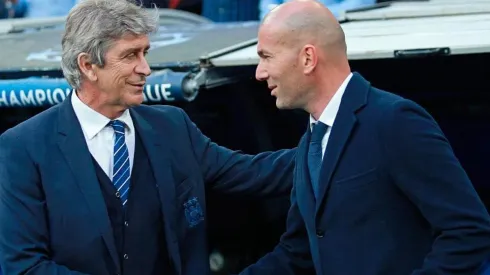 Manuel Pellegrini y Zinedine Zidane ya se cruzaron