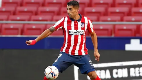 Luis Suárez en su debut con el Atlético Madrid
