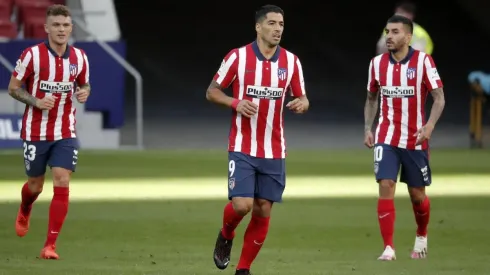 Luis Suárez en su estreno con la camiseta del Aleti