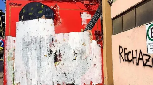 La obra fue realizada en septiembre de 2019 por el artista Julio Pizarro.