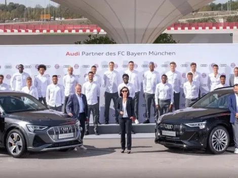 Los lujosos Audi 100% eléctricos que recibió el plantel del Bayern