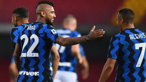 Alexis Sánchez y Arturo Vidal casi seguros en el once titular del Inter vs Lazio