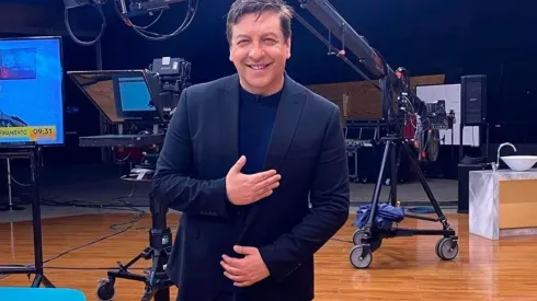 Julio César Rodríguez reacciona tras ser cortado por la franja del Plebiscito | Foto: @jcrodriguezoriginal