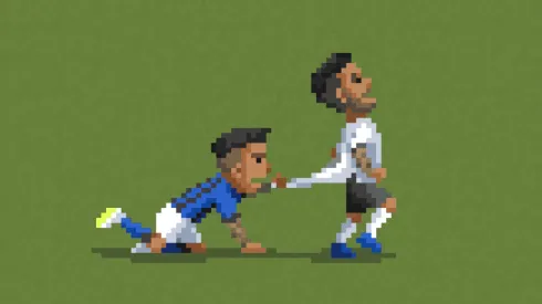 Artista recrea agarrón de César Valenzuela en 8bits