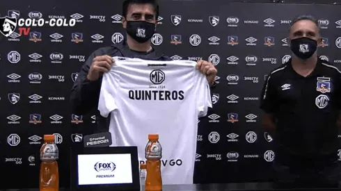 Gustavo Quinteros fue presentado como nuevo DT de Colo Colo.