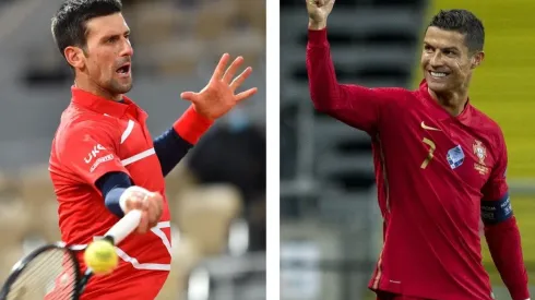 Novak Djokovic y Cristiano Ronaldo se toman la pantalla este miércoles