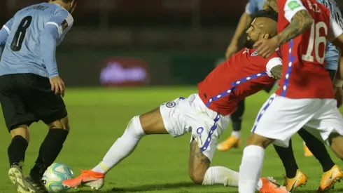Arturo Vidal fue la figura de la cancha en la injusta derrota de Chile ante Uruguay por Eliminatoras Qatar 2022