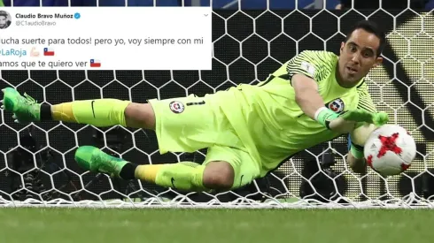 Bravo quedó fuera de la nómina de La Roja debido a una desafortunada distensión de ligamentos en una de sus rodillas.