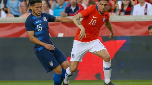 Diego Valdés ante Estados Unidos en amistoso