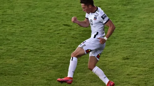 Luciano Arriagada celebra el gol ante Coquimbo Unido