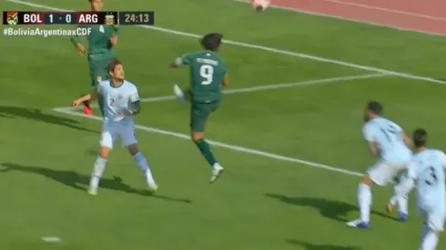 Bolivia abre el marcador ante Argentina con un golazo