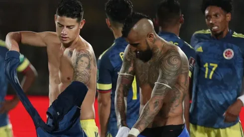 James y Vidal fueron compañeros en la Bundesliga, donde cultivaron una gran amistad.