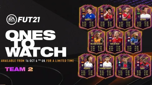 Arturo Vidal con su carta Ones To Watch en FIFA 21