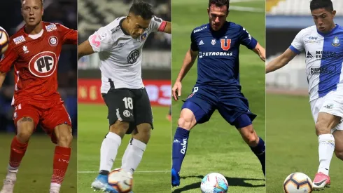 Thomas Rodríguez, Iván Morales, Ángelo Henríquez y Felipe Flores son parte del granado grupo de jugadores que pueden cambiarse de equipo para la segunda rueda del Campeonato Nacional