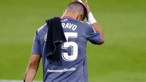 Claudio Bravo se fue frustrado tras su regreso luego de la lesión.