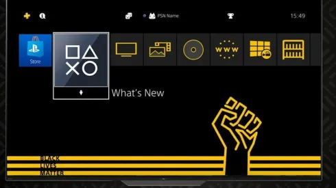 Tema de #BlackLiveMatter en PS4