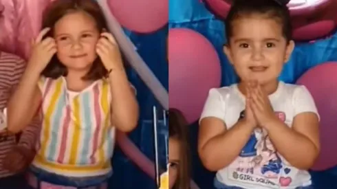 Niñas pelean por soplar la vela en un cumpleaños | Fotos: Facebook