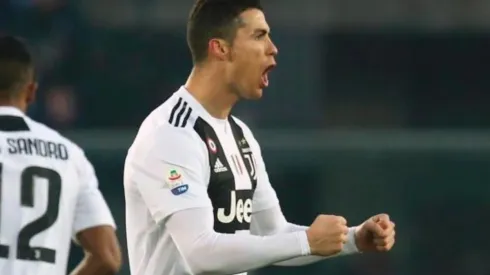 Cristiano Ronaldo celebrando un gol con la Juventus