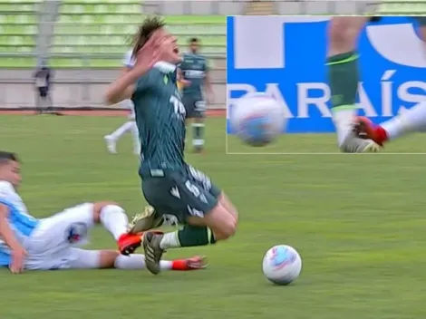 ¡Expulsado! La brutal patada de Felipe Flores a Alarcón