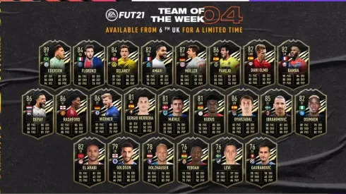 Equipo de la semana 4 de FIFA 21