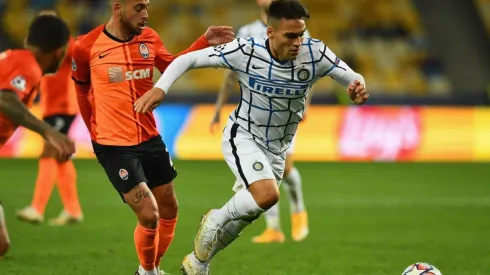 Lautaro Martínez ante el Shakhtar Donetsk