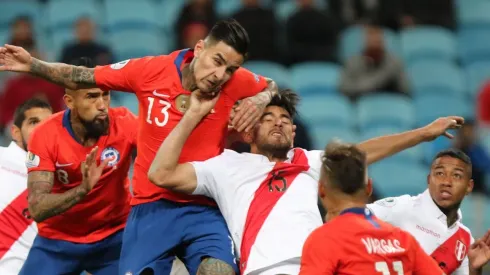 Chile ante Perú en la última Copa América